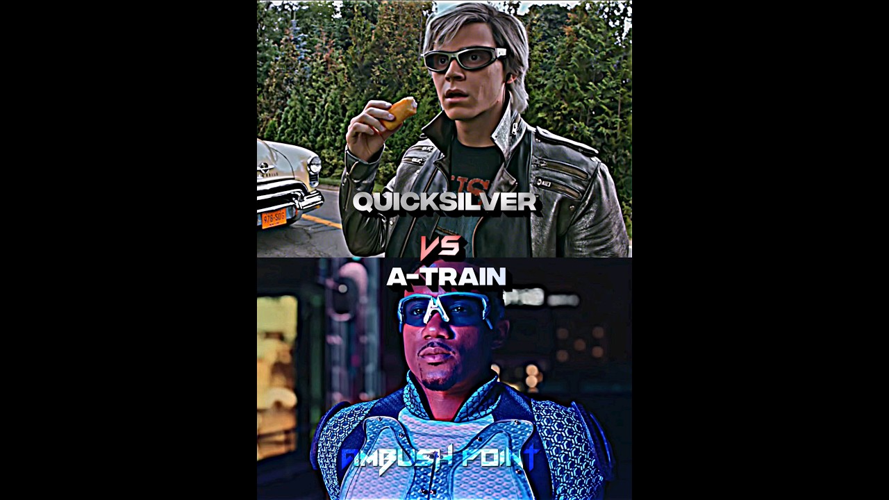 Quicksilver VS A-Train | #shorts #marvel #theboys