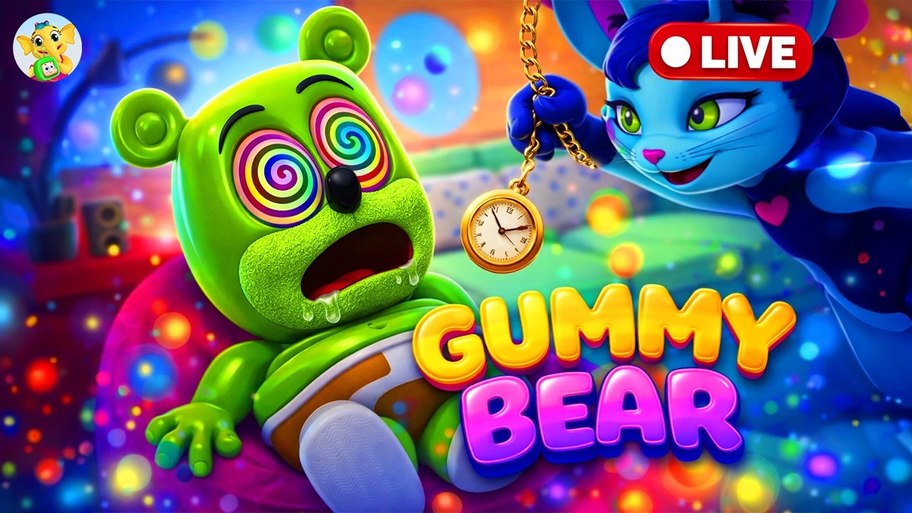 Gummy Bear All Favorite Songs 🔴 LIVE | Nonstop Songs | Dance Songs LIVE | Candy Fun | Baby Toonz