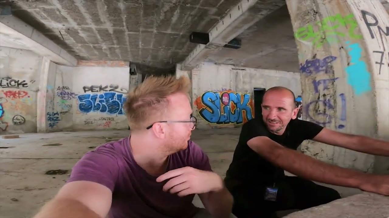 Sneaking up Bosnian Snipers Tower in Mostar 🇧🇦