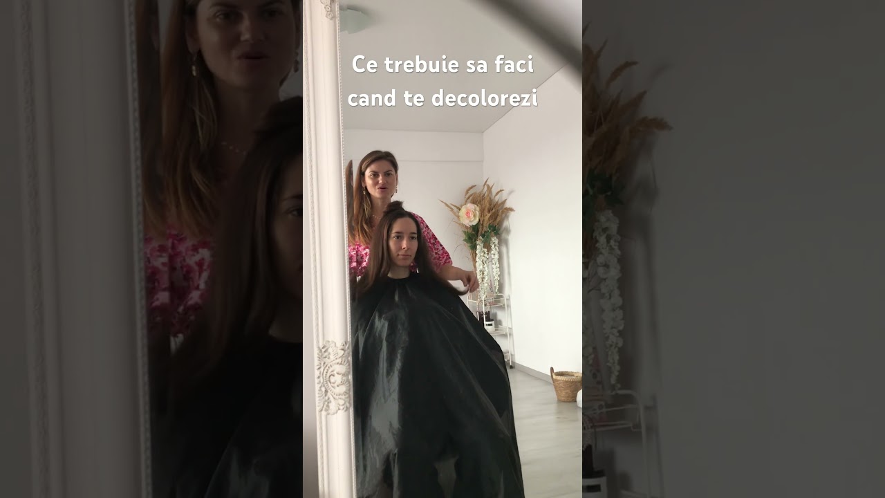 Ce trebuie sa faci cand te decolorezi #decolorat#suviteblonde#balayagebucuresti#bucle