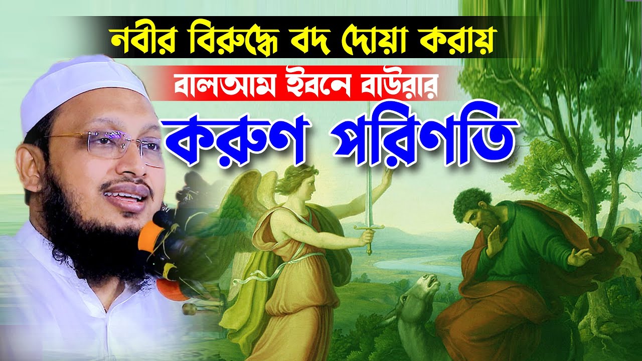 মুসা নবীর বিরুদ্ধে বদ দোয়া করায় বালআম ইবনে বাউরার করুণ পরিণতির ঘটনা। মুফতি সাখাওয়াত হোসাইন রাজী।