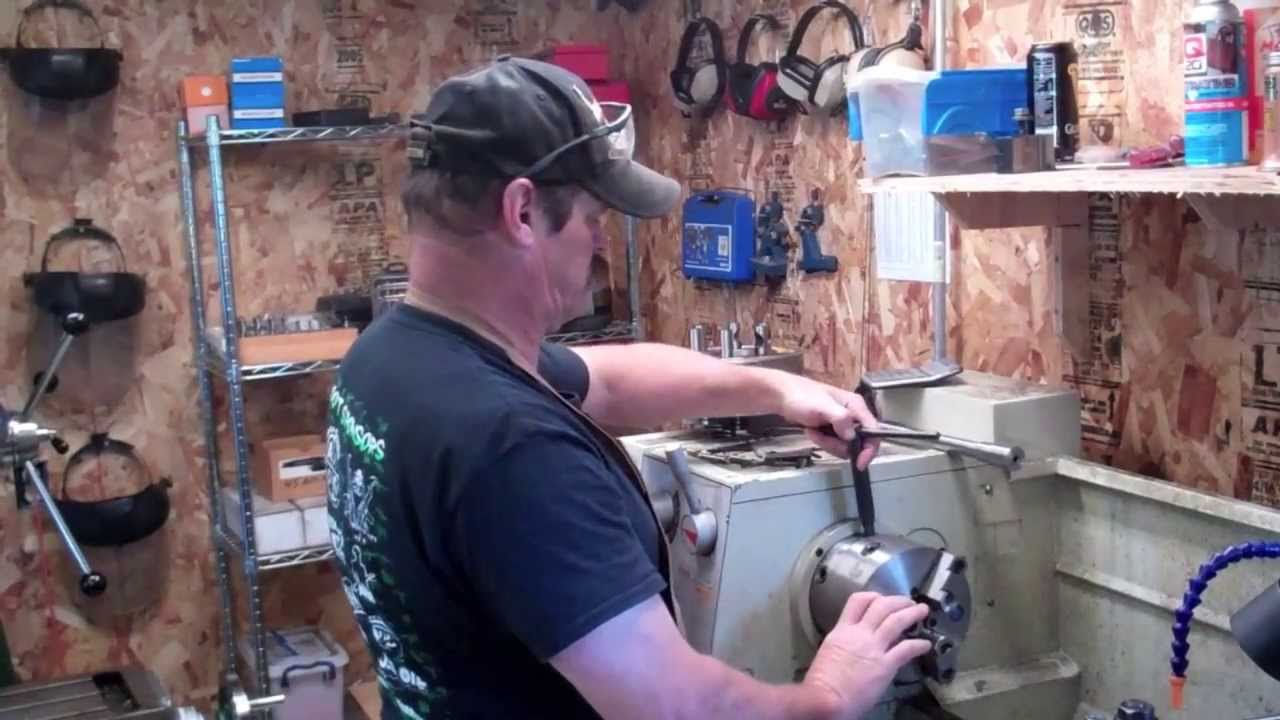 Gunsmithing: Cutting Threads on a Barrel Blank Part 1 (Gunworks)