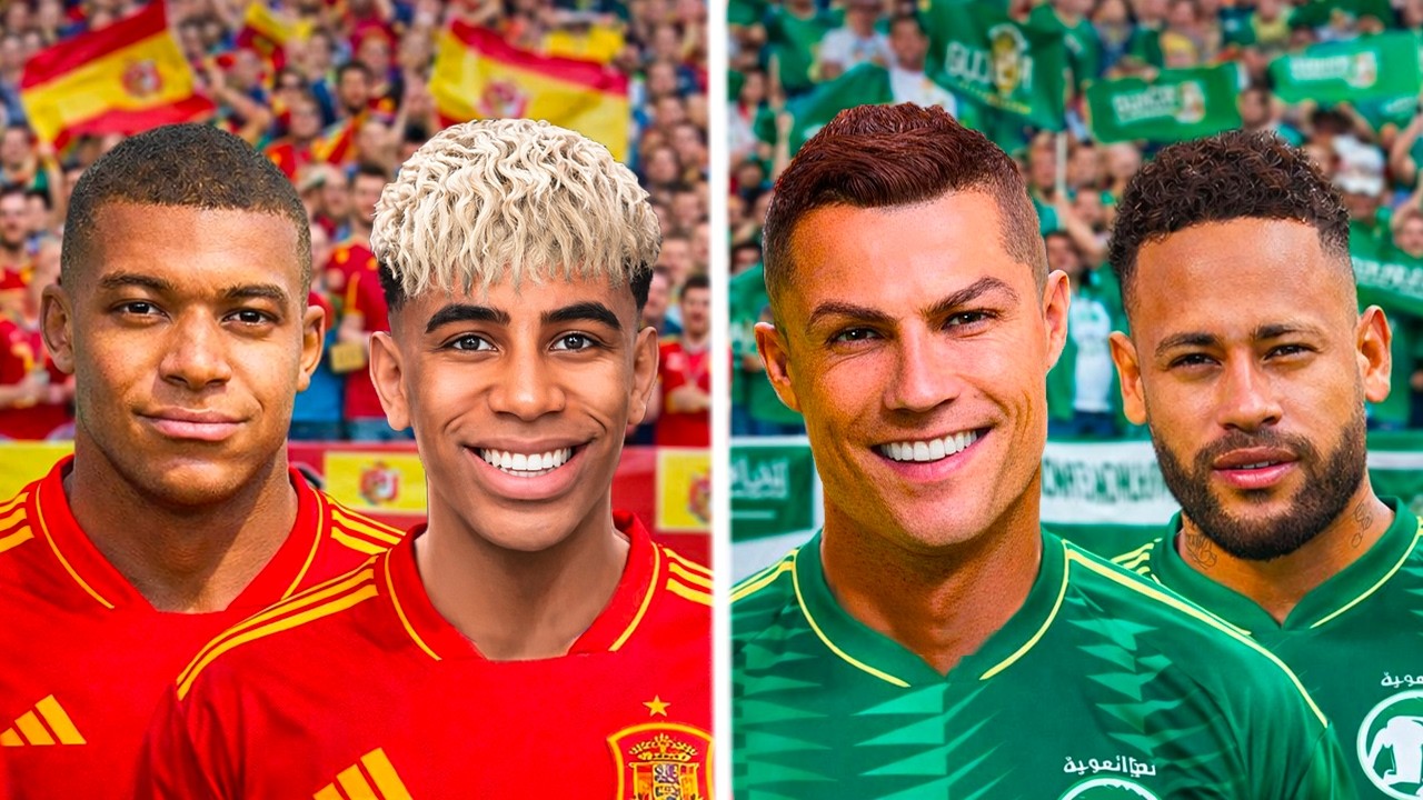 FC25, mais La LIGUE DES JOUEURS = LEUR NATION DE FOOTBALL ! (Mbappé joue pour l'équipe d'Espagne)