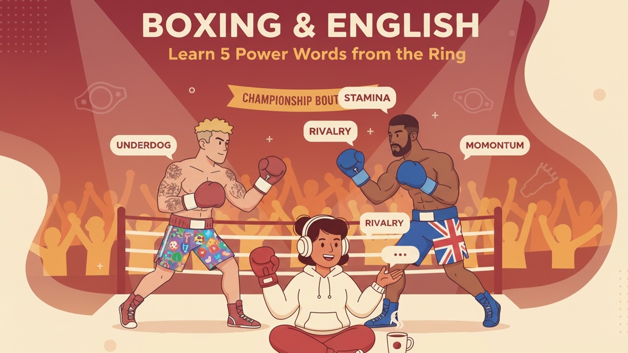Talk About Boxing in English | Shadowing Method Podcast | A2 |  English Podcast