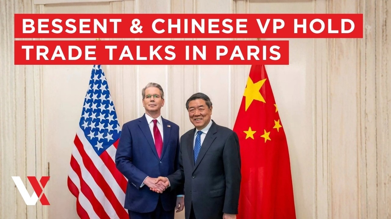 LIVE | High-Stakes Trade Talks Between US Sec Bessent & Chinese VP He Lifeng In Paris | VERTEX