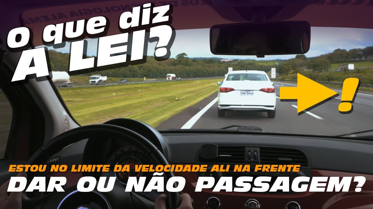 FAIXA DA ESQUERDA: dar ou não passagem? QUEM TEM RAZÃO? O que diz a lei? Qual a preferência?