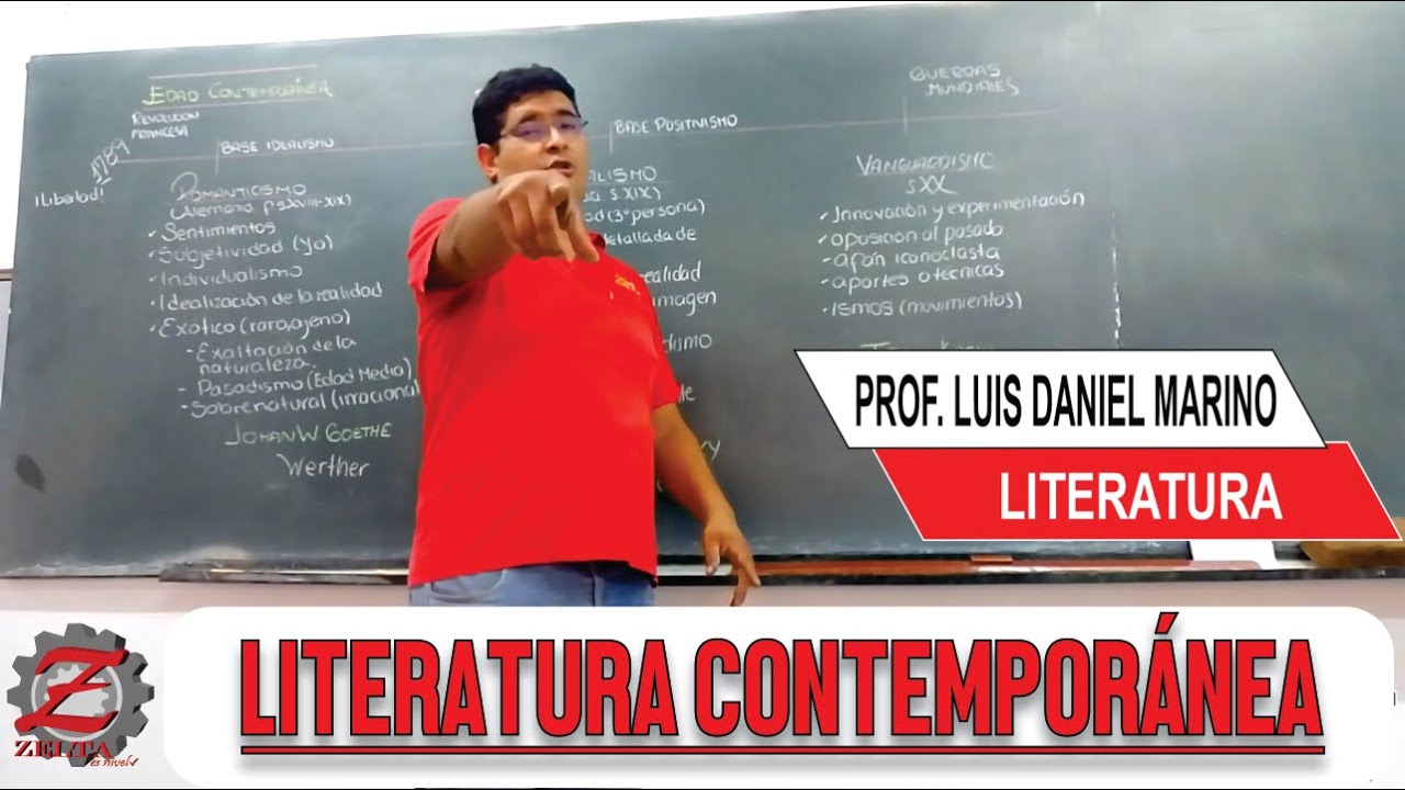LITERATURA CONTEMPORÁNEA-Luis Daniel Marino 🎓| Academia ZELTA
