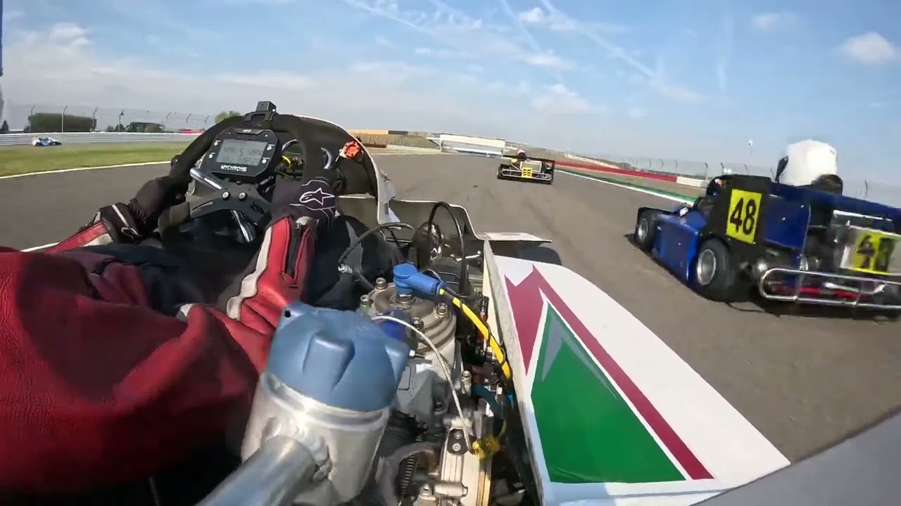 Silverstone national circuit 125cc superkart practice