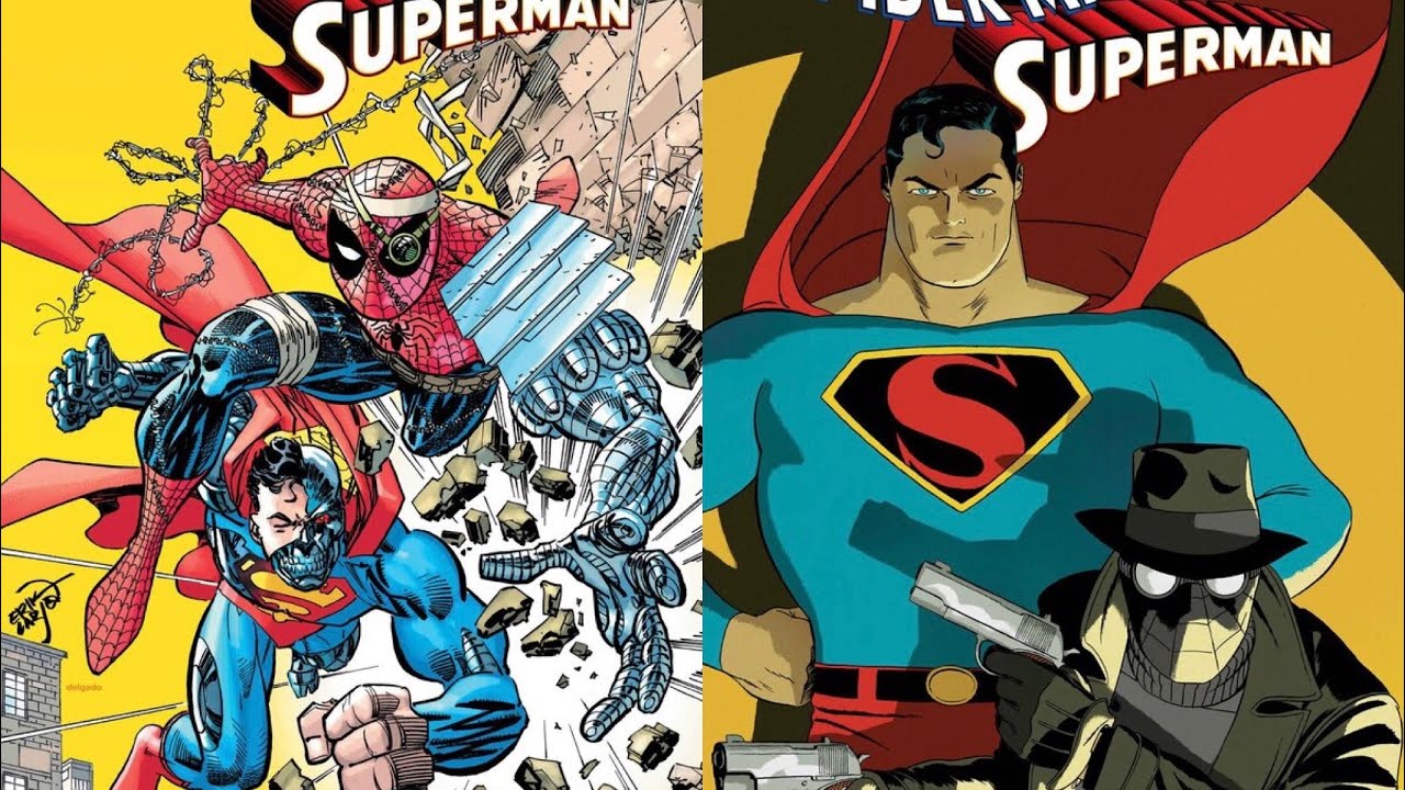 Анонсированы новые комиксы DC Marvel, представляющие собой кроссовер Супермена и Человека-паука.