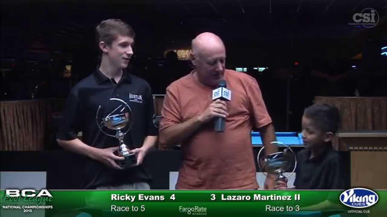 2015 Junior 9-Ball Challenge: Lazaro Martinez vs Ricky Evans (Final)