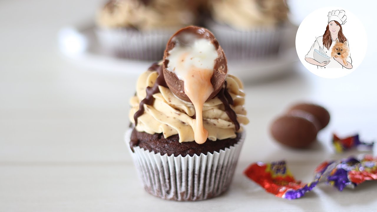 Cadbury Creme Egg Easter Cupcakes | Easter Cupcake Recipe