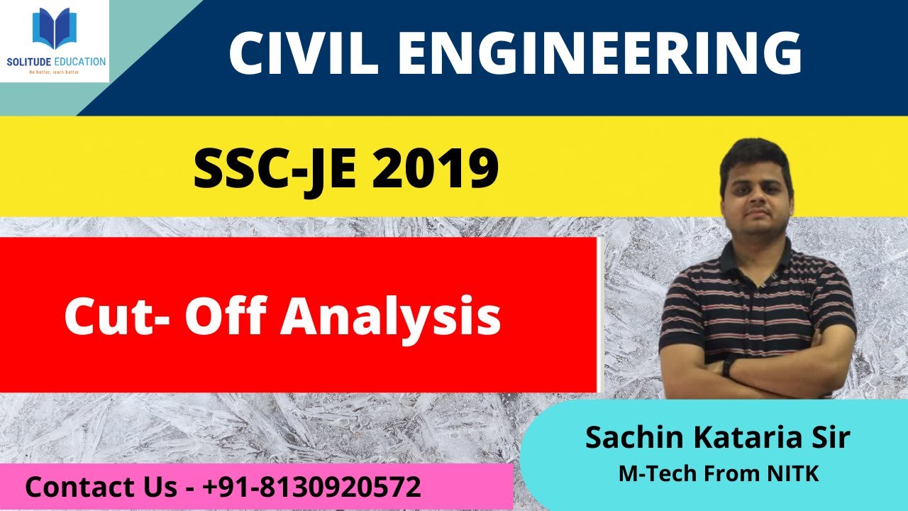 SSC JE 2019 Expected cut-off | SSC-JE Paper Shift Wise Cut-Off Analysis by Sachin Kataria Sir
