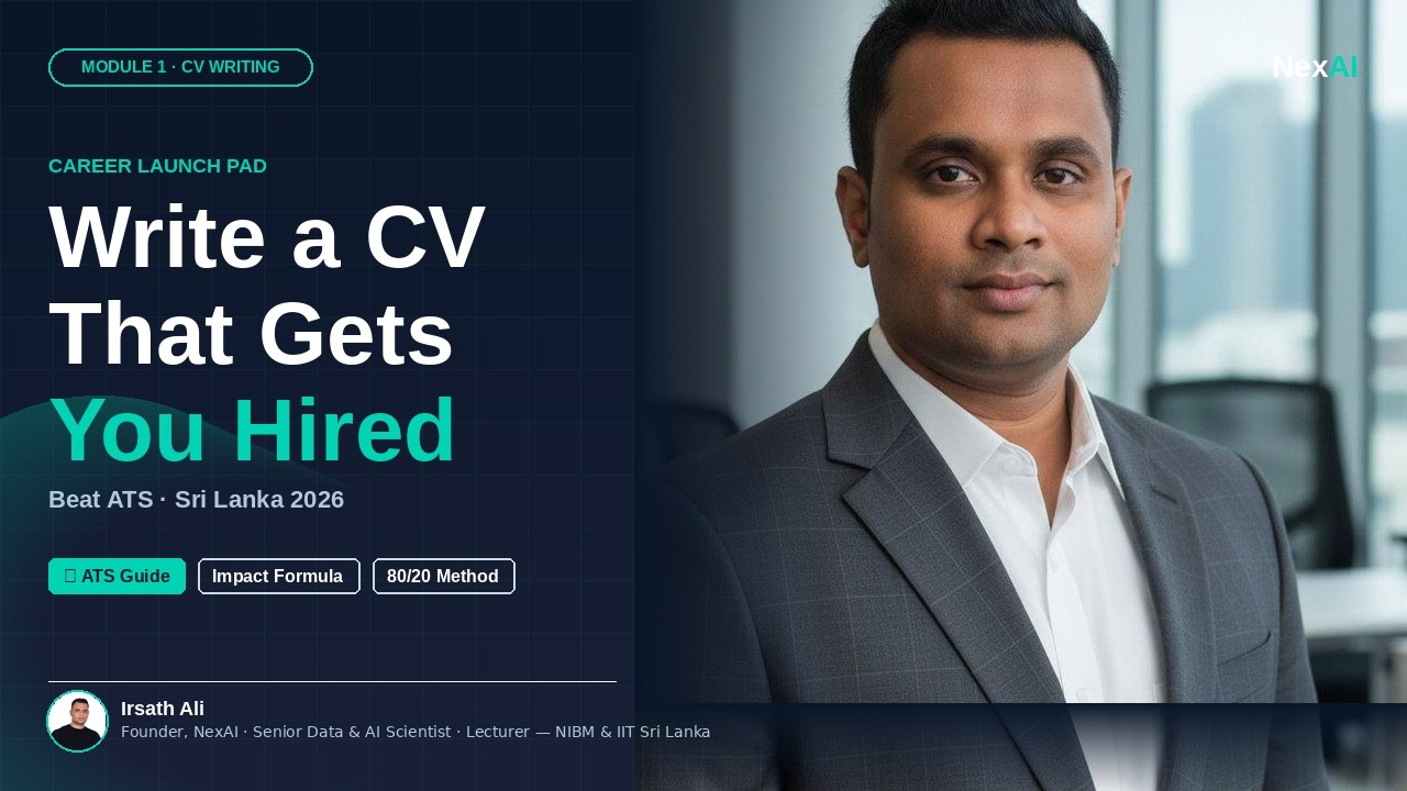 How to Write a CV That Gets You Hired in Sri Lanka 2026 (ATS Guide)