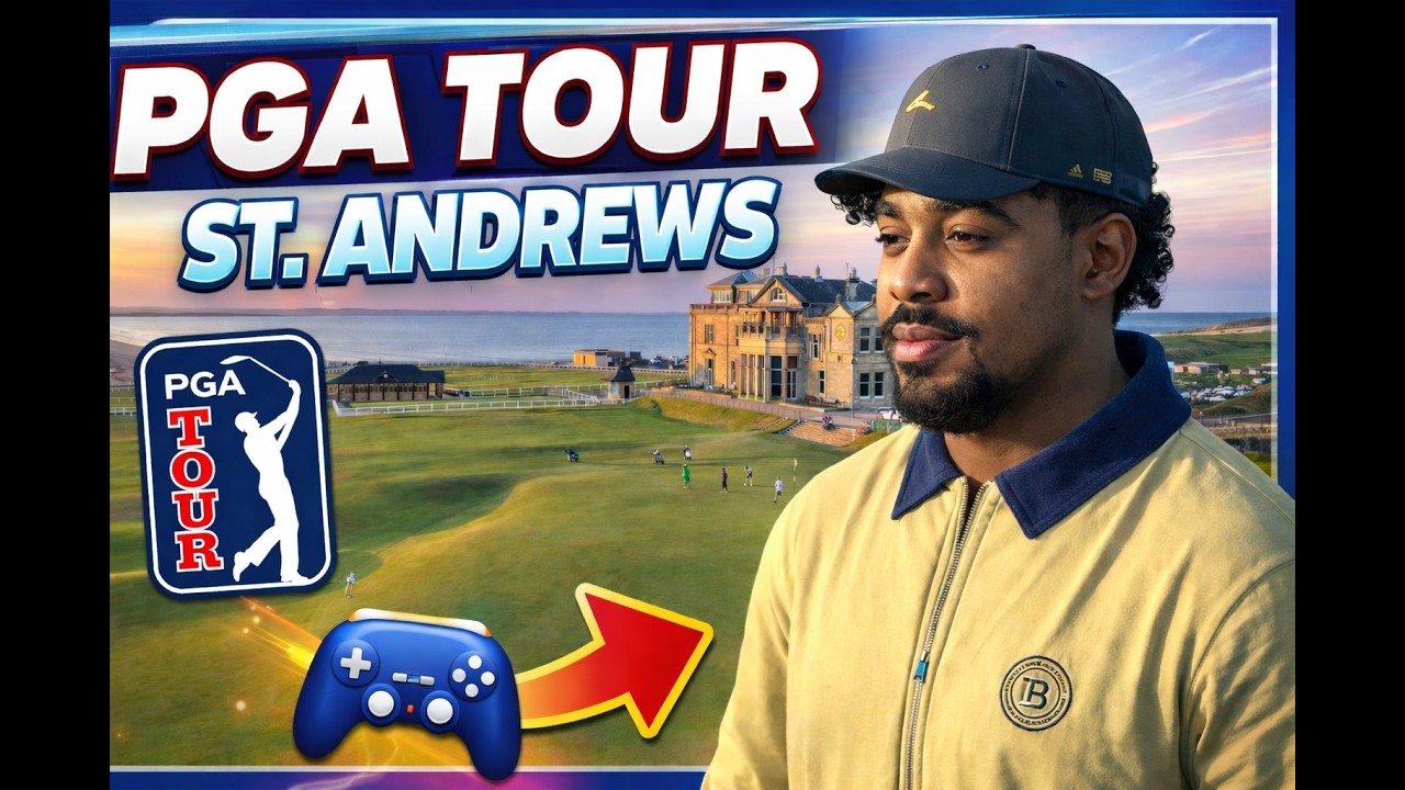 PGA TOUR 2K25 - Solo at  St .Andrew golf course!!!!