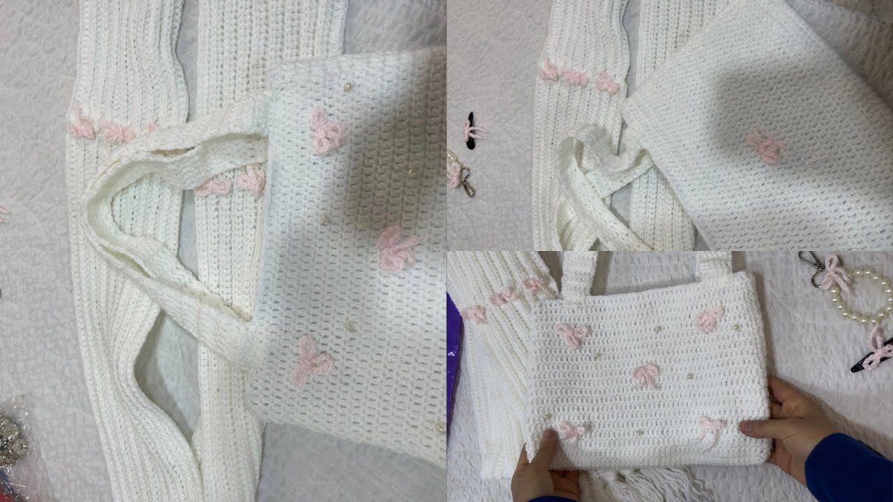 حياكة توت باك لطيفه 🎀