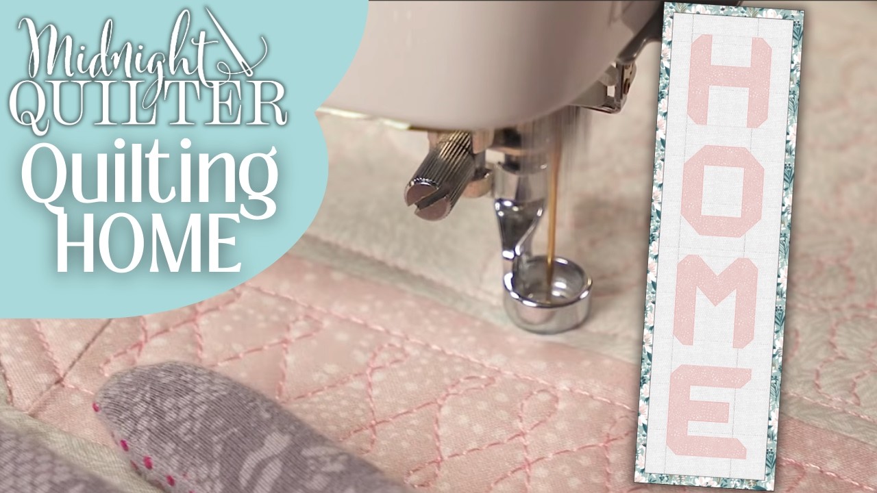 Quilt It! HOME Wallhanging | Midnight Quilter