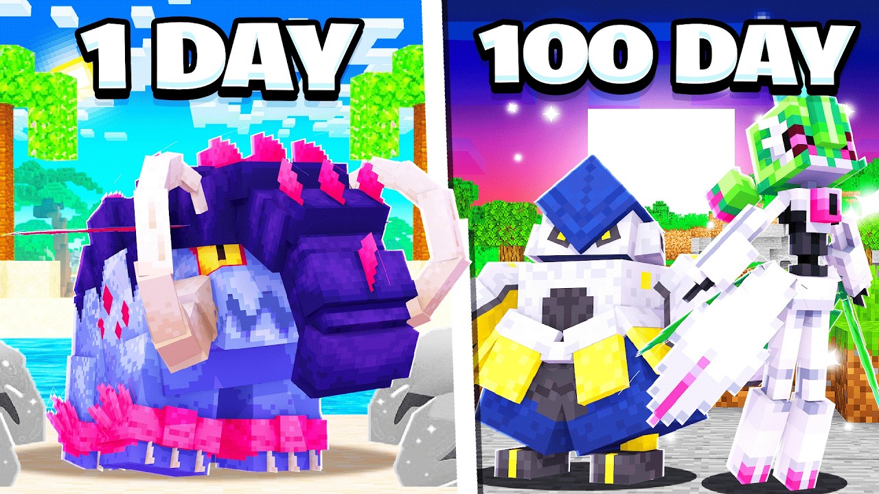 I Spent 100 DAYS in PARADOX ONLY COBBLEMON! (Minecraft Pokémon)