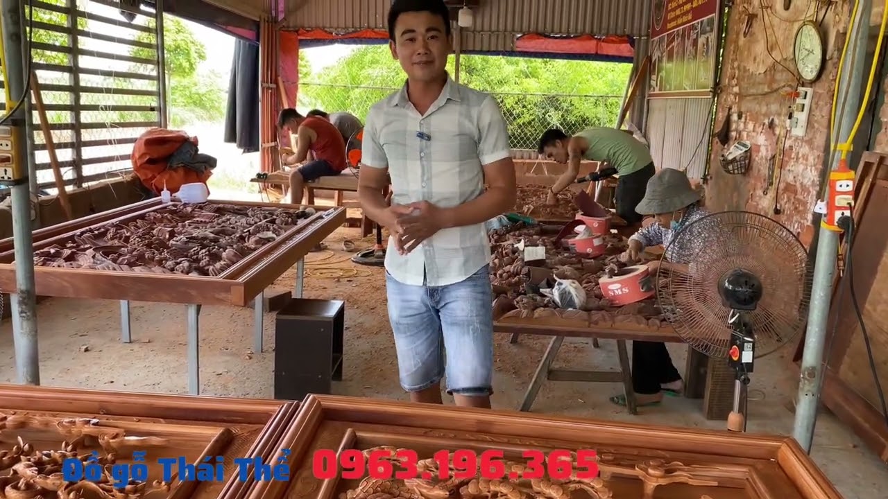 Giới Thiệu Xưởng Điêu Khắc Tranh Gỗ Của Đồ Gỗ Thái Thể