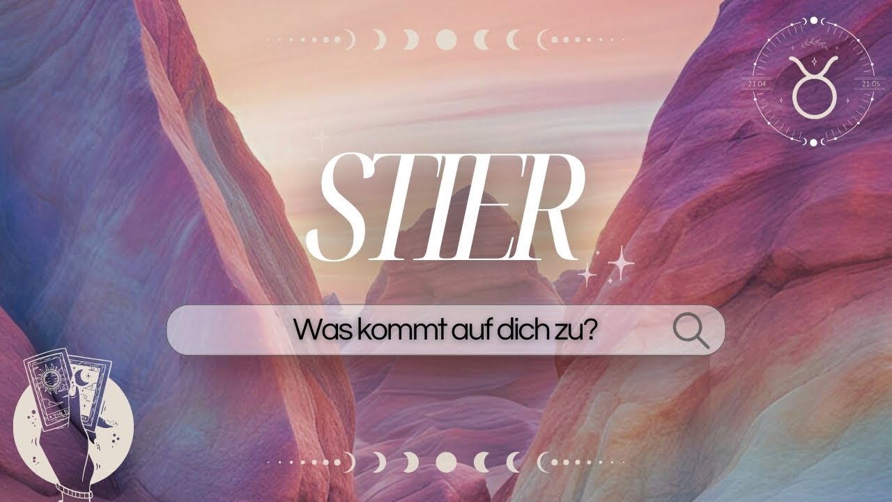 STIER I Vertraue deiner Intuition I März 2025