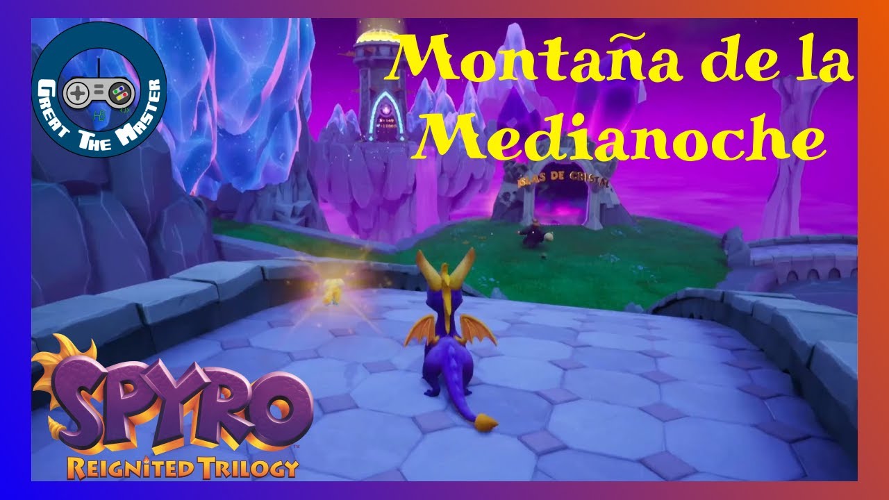 Spyro 3 (Reignited) | #25: Montaña de la Medianoche 100% (Todas las Gemas & Huevos)