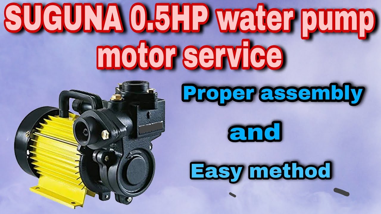Suguna 0.5hp water pump motor service