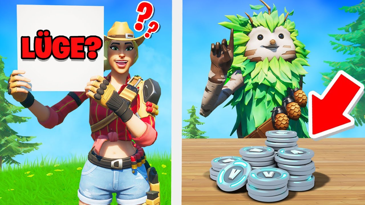 WER LÜGT BESSER... in Fortnite!