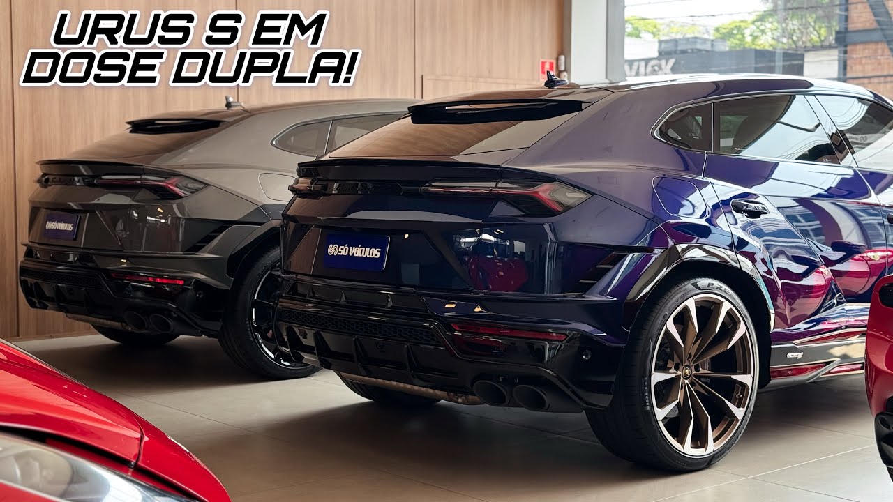 ASMR EXHAUST SOUND! DOUBLE LAMBORGHINI URUS S. RONCO LAMBORGHINI URUS S EM DOSE DUPLA!