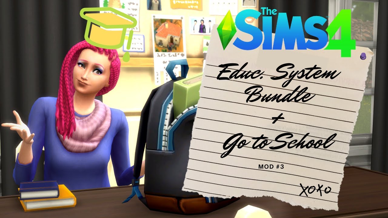 The Sims 4 MOD - Education System Bundle + Go To School - [GAMEPLAY ITA]