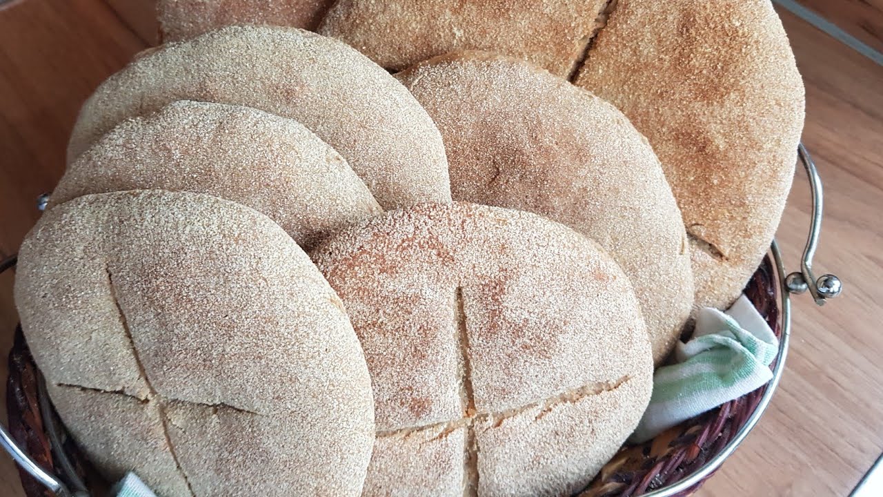 خبز الحنطة السوداء صحي خبز الدار رائع👌  Hausgemachtes Brot homemade  bread