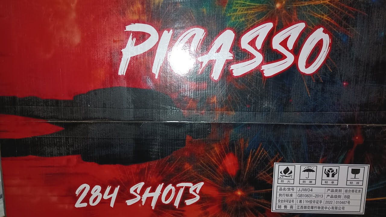 Picasso 🎨 284💥 Shot 💣 1/1 Firework  💯💥💣 (Personal Fav) #firework #4ofjuly #pyros