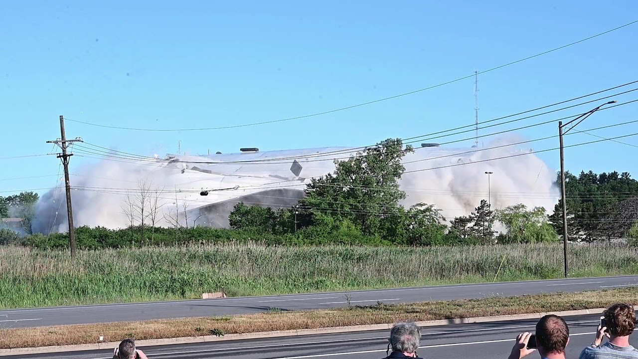 The Palace of Auburn Hills demolition