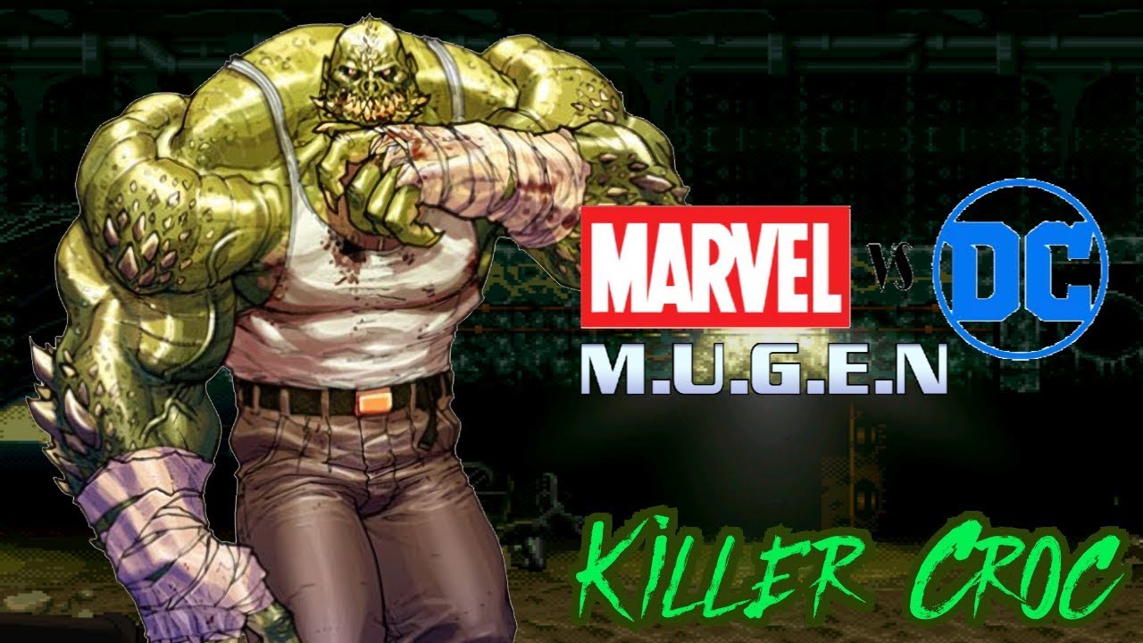 DC vs Marvel Mugen - The Beast Beneath Gotham (Killer Croc's Arcade Run)