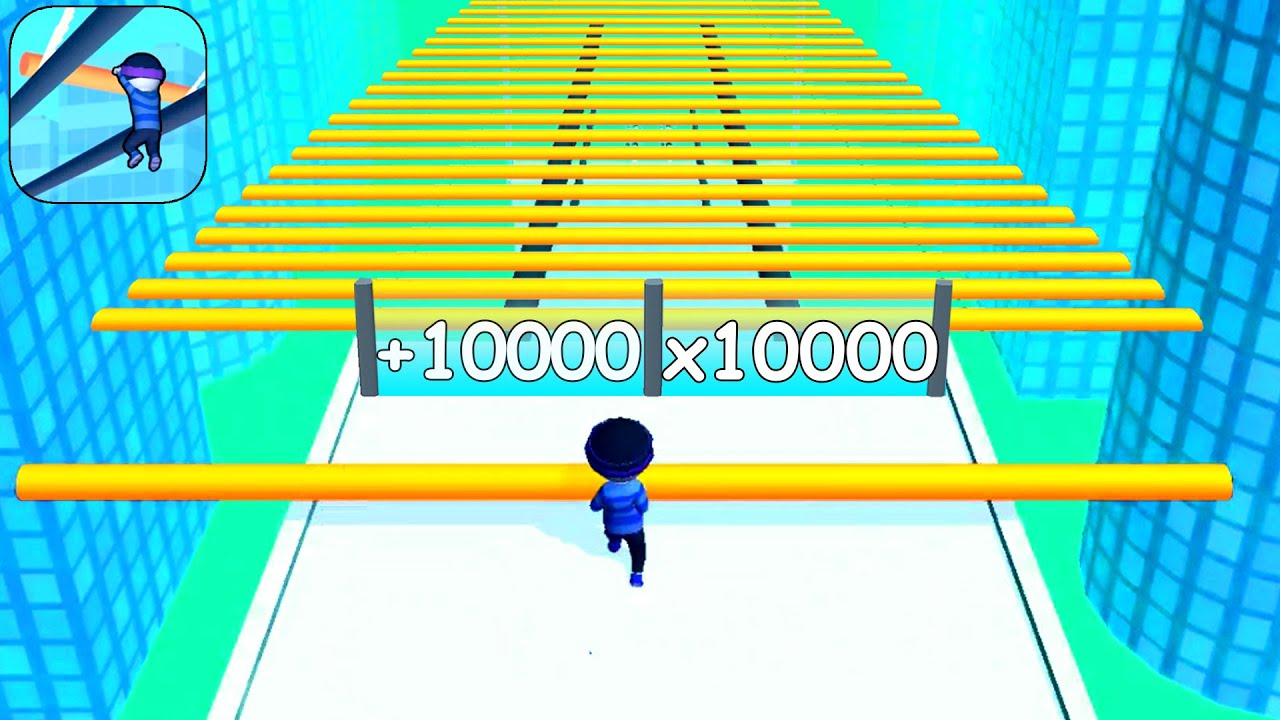 📌Удовлетворительные максимальные уровни мобильной игры: Roof Rails, Count Masters, Ball Run 2048,...