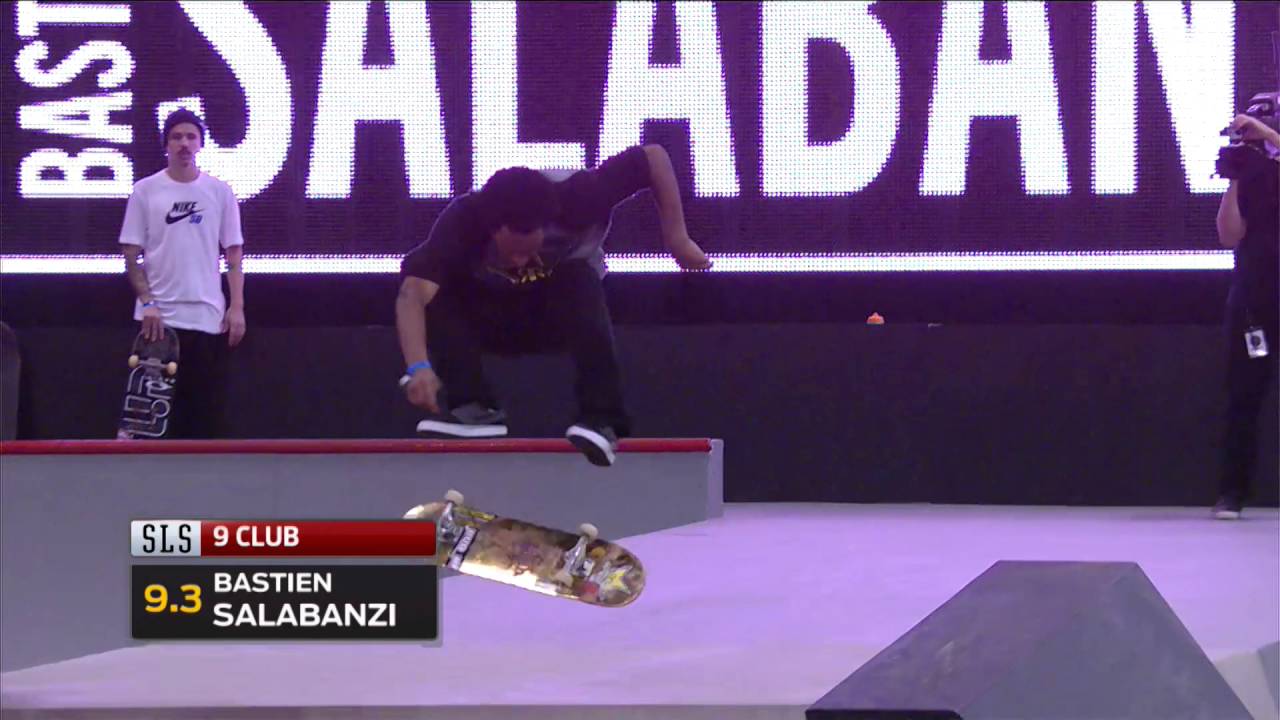 Bastien Salabanzi Half Cab Double Flip -- Chicago 2014