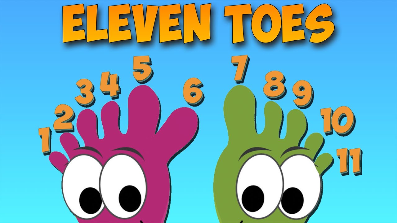 Eleven Toes! (count to 11!)