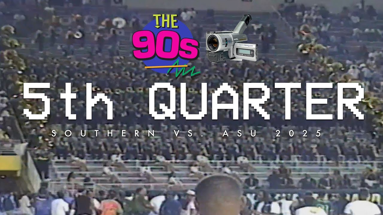 90's 📹 VIBE | Southern vs. Alabama State 5th Quarter 2025 | Old-School Camcorder