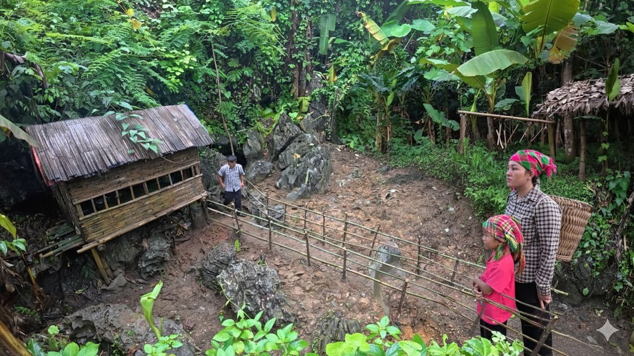 What happened when the single mother visited Tran Cong's house, rebuilding life from scratch