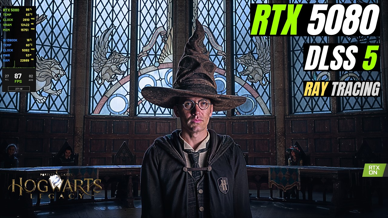 Hogwarts Legacy with NEW DLSS 5 Looks INSANE | 4K Ultra RT High