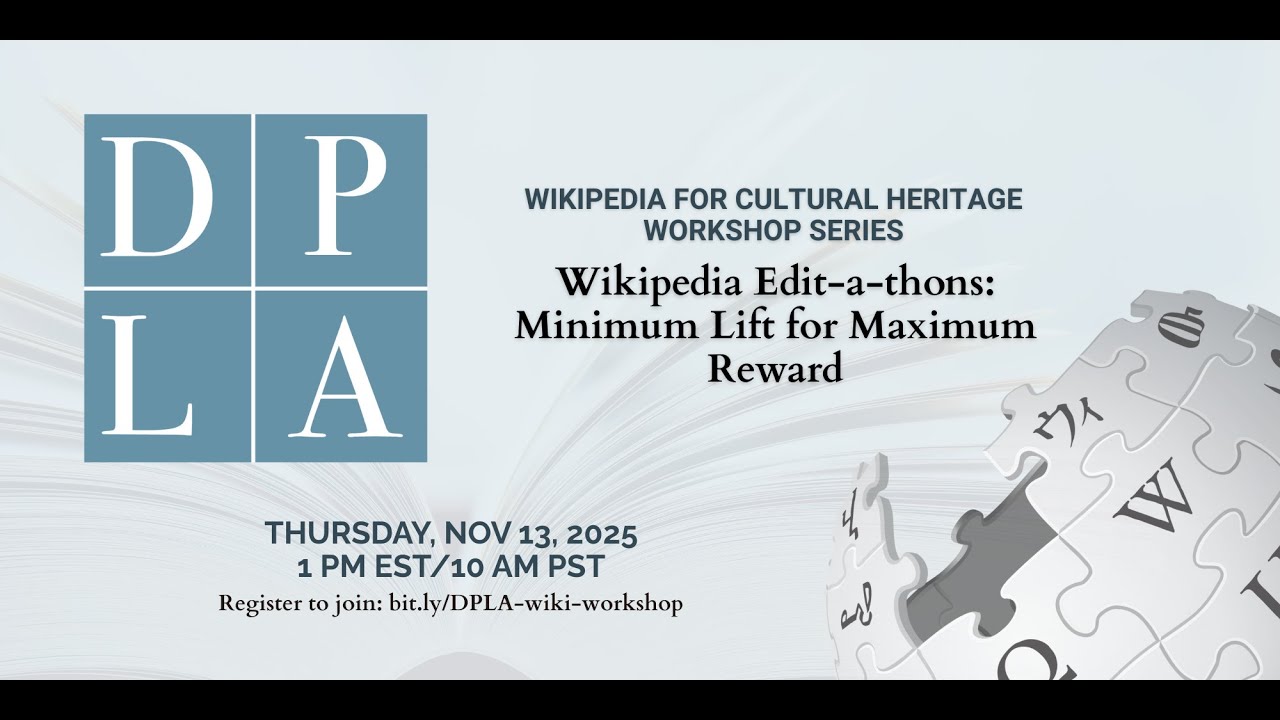 Wikipedia Edit-a-thons: Minimum Lift for Maximum Reward