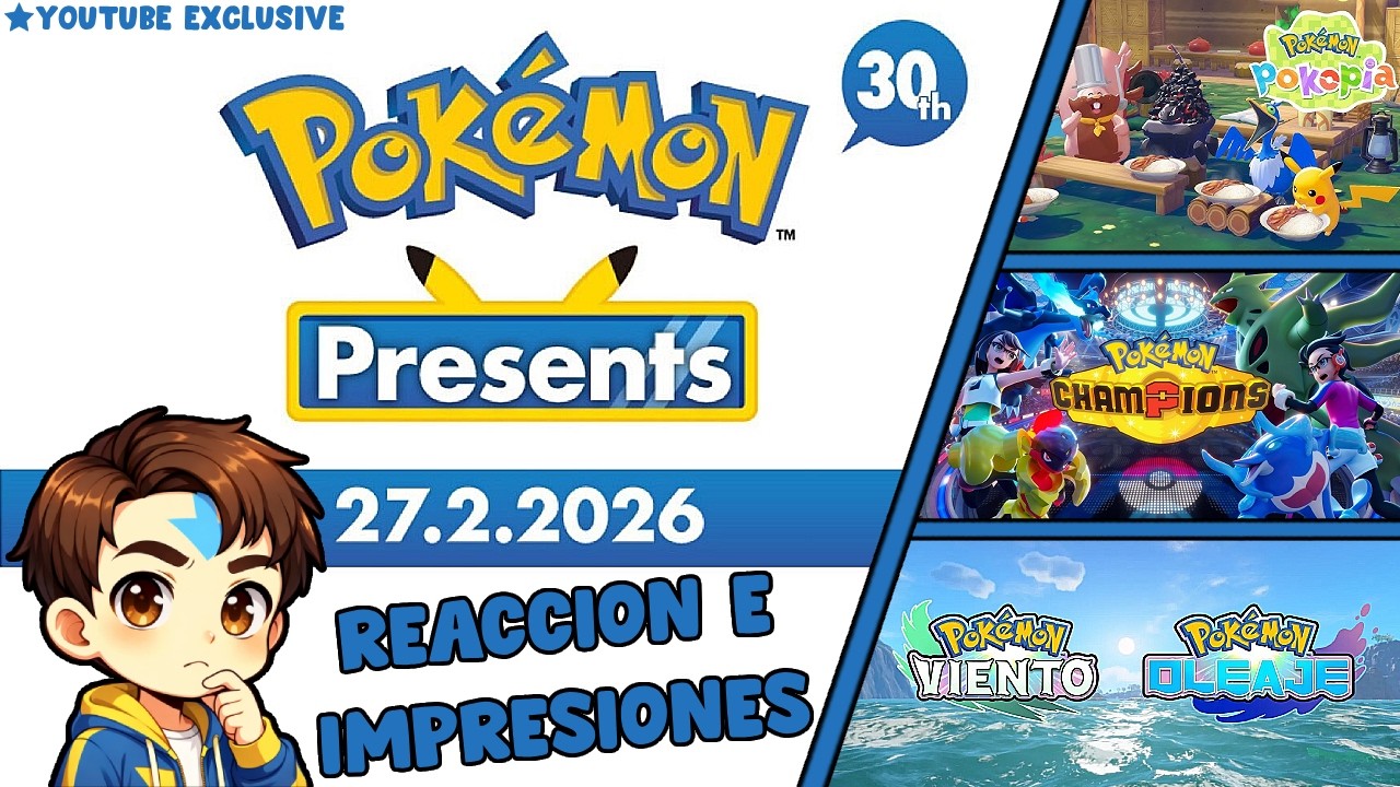 🔵Pokemon Presents 27-02-2026 3◓ Anniversario🟡Reacción e impresiones🐹