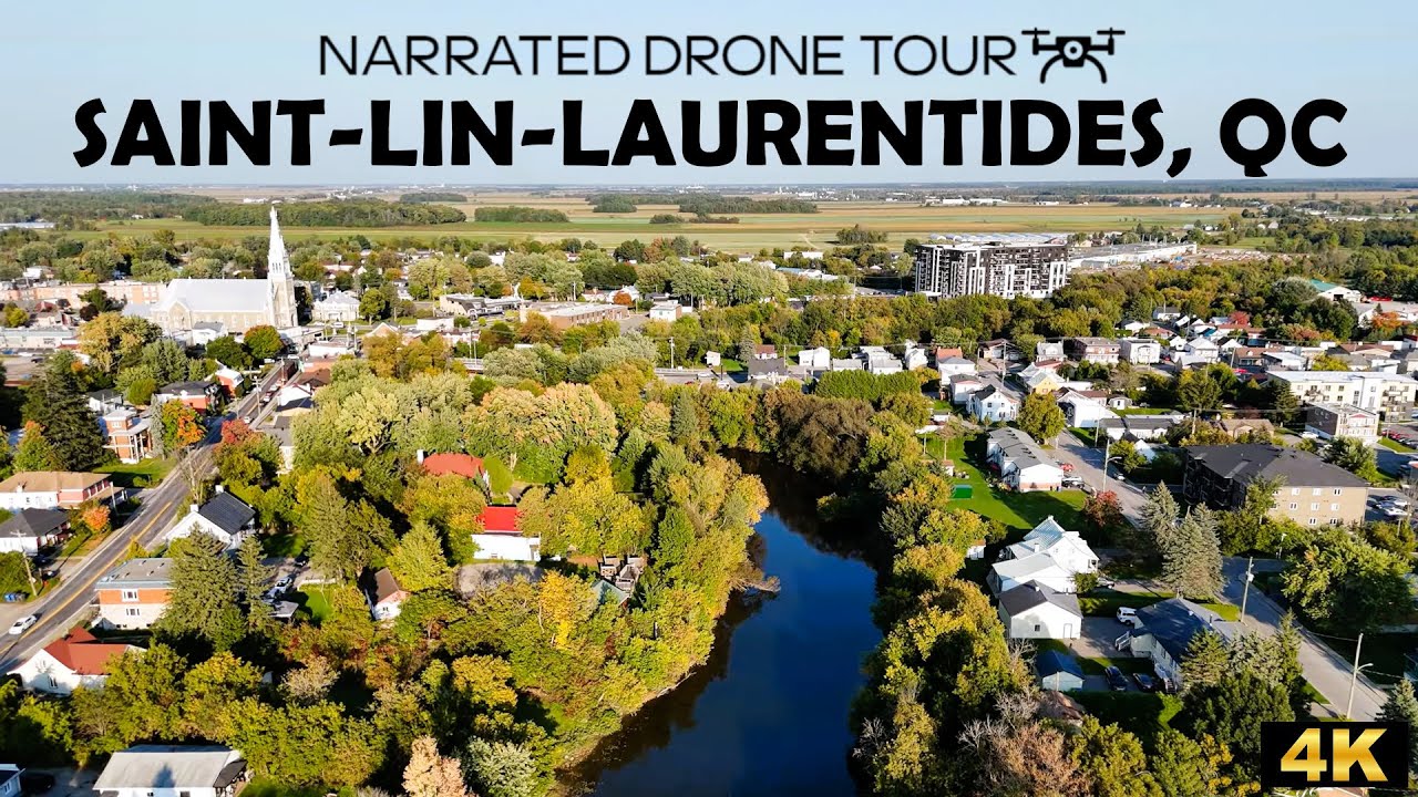 ⚜️ Soaring Over Saint-Lin-Laurentides! 🇨🇦✨ Stunning 4K Drone Views | DJI Mini 4 Pro Adventure