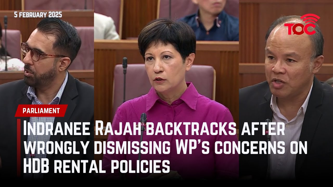 Indranee Rajah backtracks after wrongly dismissing WP’s concerns on HDB rental policies