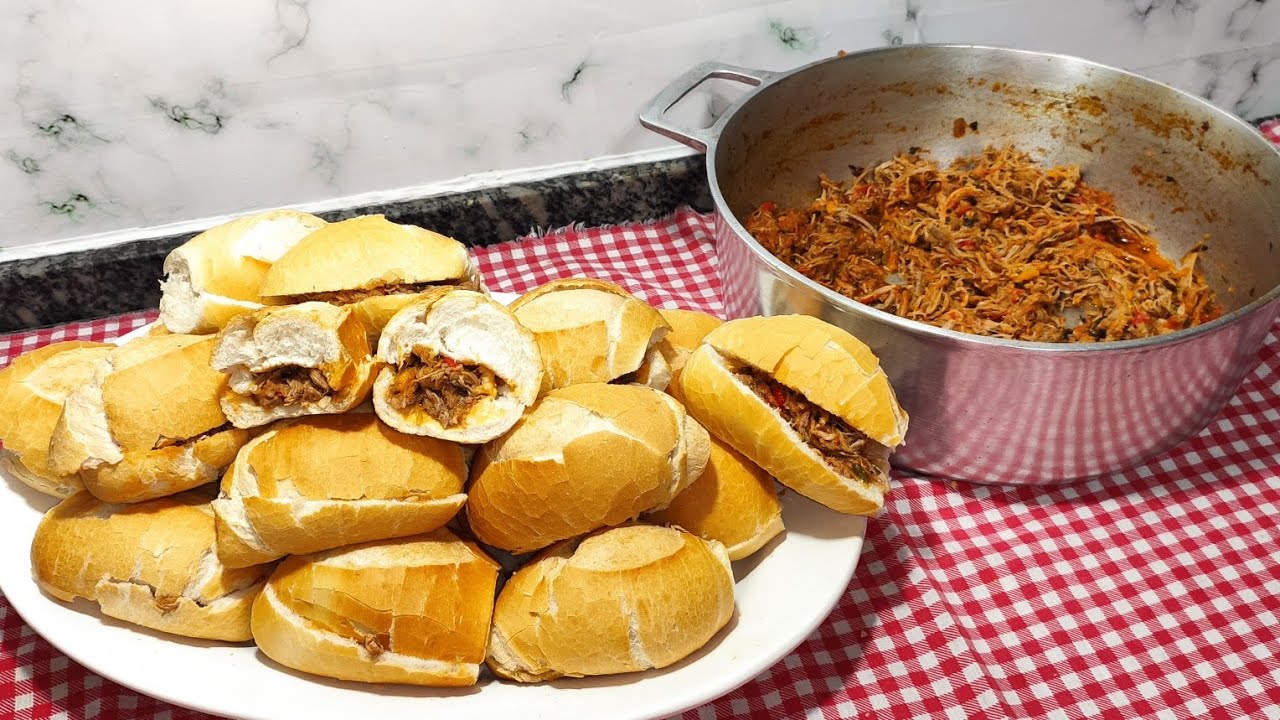 Carne Louca ,com 1kilo de carne faço 40 lanchinhos!Sucesso nas Festas anos 80!