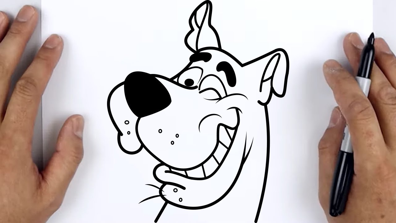 HOW TO DRAW SCOOBY DOO | Scooby-Doo - Easy Step By Step Tutorial For Beginners