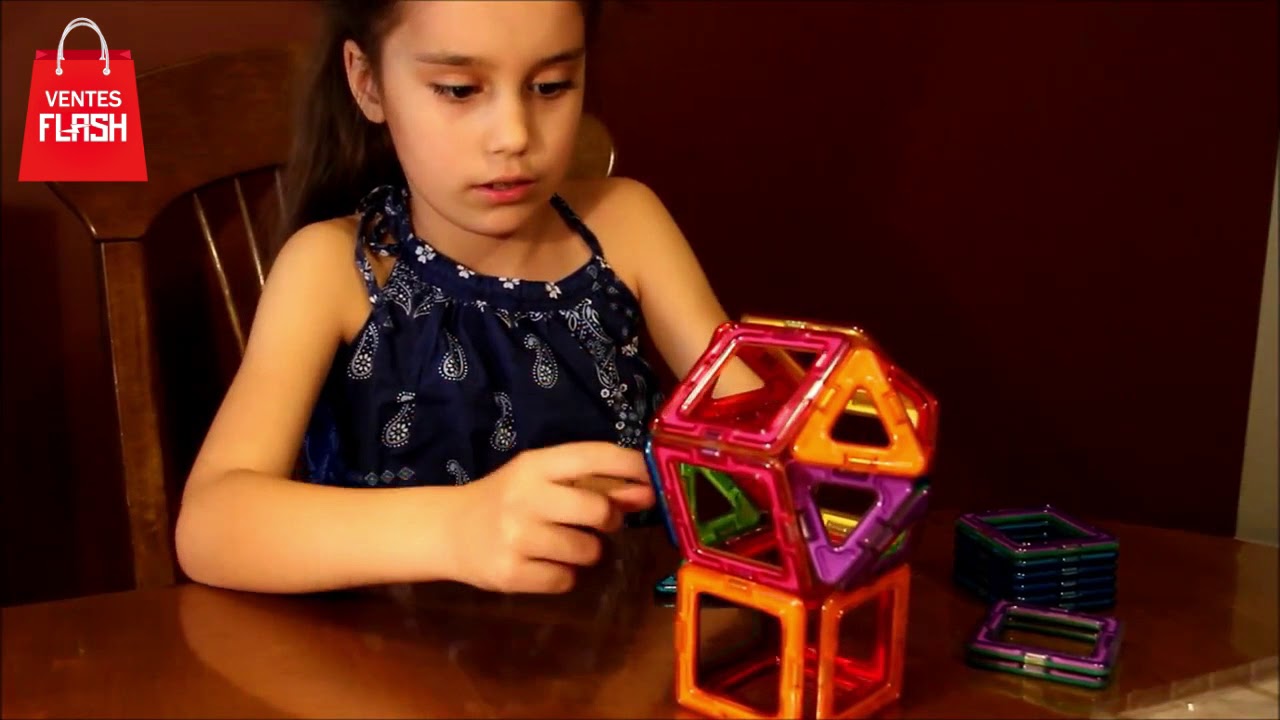 Jeu de Construction Magn&eacute;tique Educatif