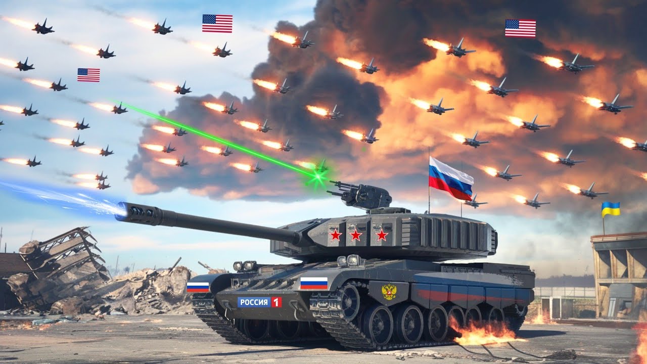 Неудержимые! 60 американских истребителей атакованы российскими лазерными танками на Украине – ARMA