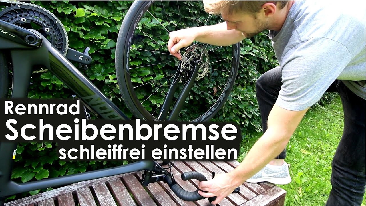 Rennrad Scheibenbremse richtig einstellen!