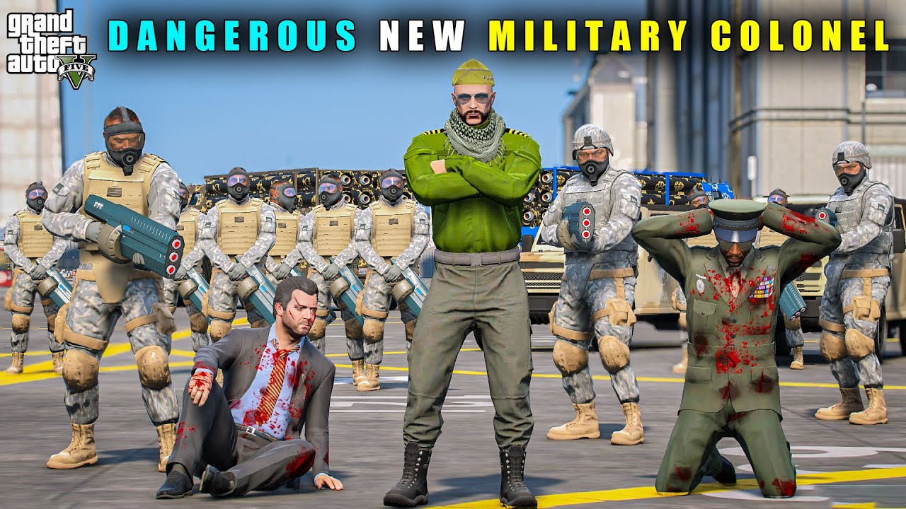 GTA 5 : POWERFUL NEW MILITARY COLONEL IN LOS SANTOS || BB GAMING