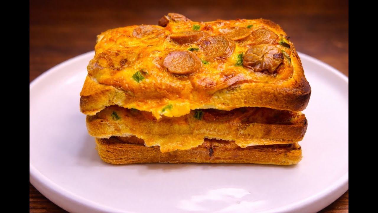 How I Make This Crispy Sandwich For Breakfast Easy And Quick