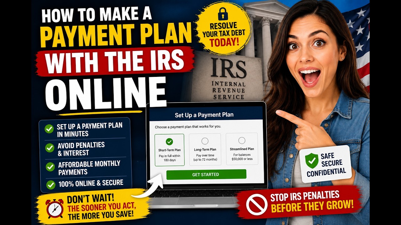 How to make a payment plan with the IRS online